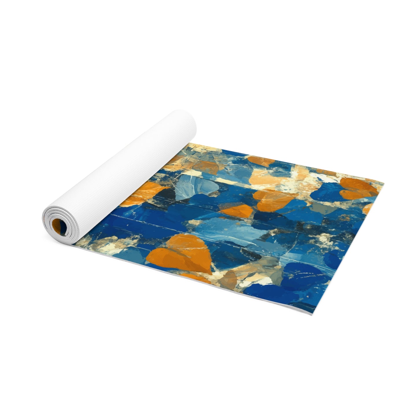 Heartfelt Blue - Foam Yoga Mat